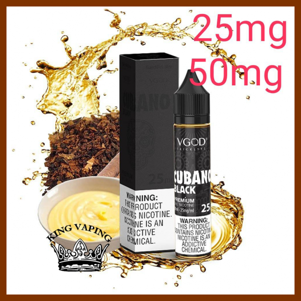 VGOD Cubano Black SaltNic - Best Vape in Dubai